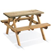 table de jardin enfants wapiti - burger